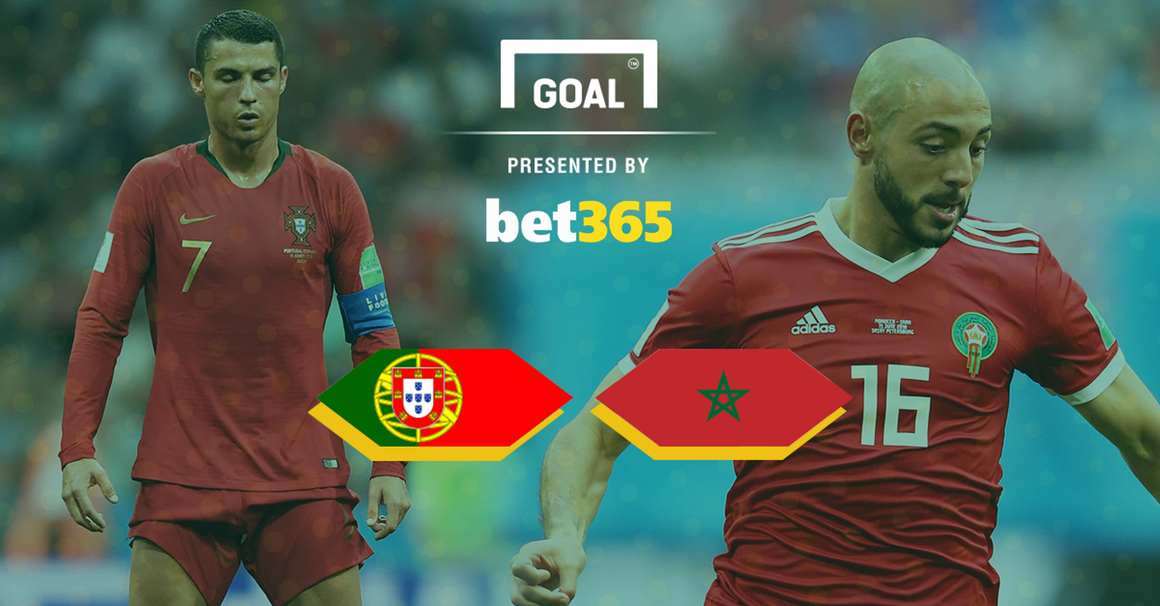 Portugal v Morocco Bet 365