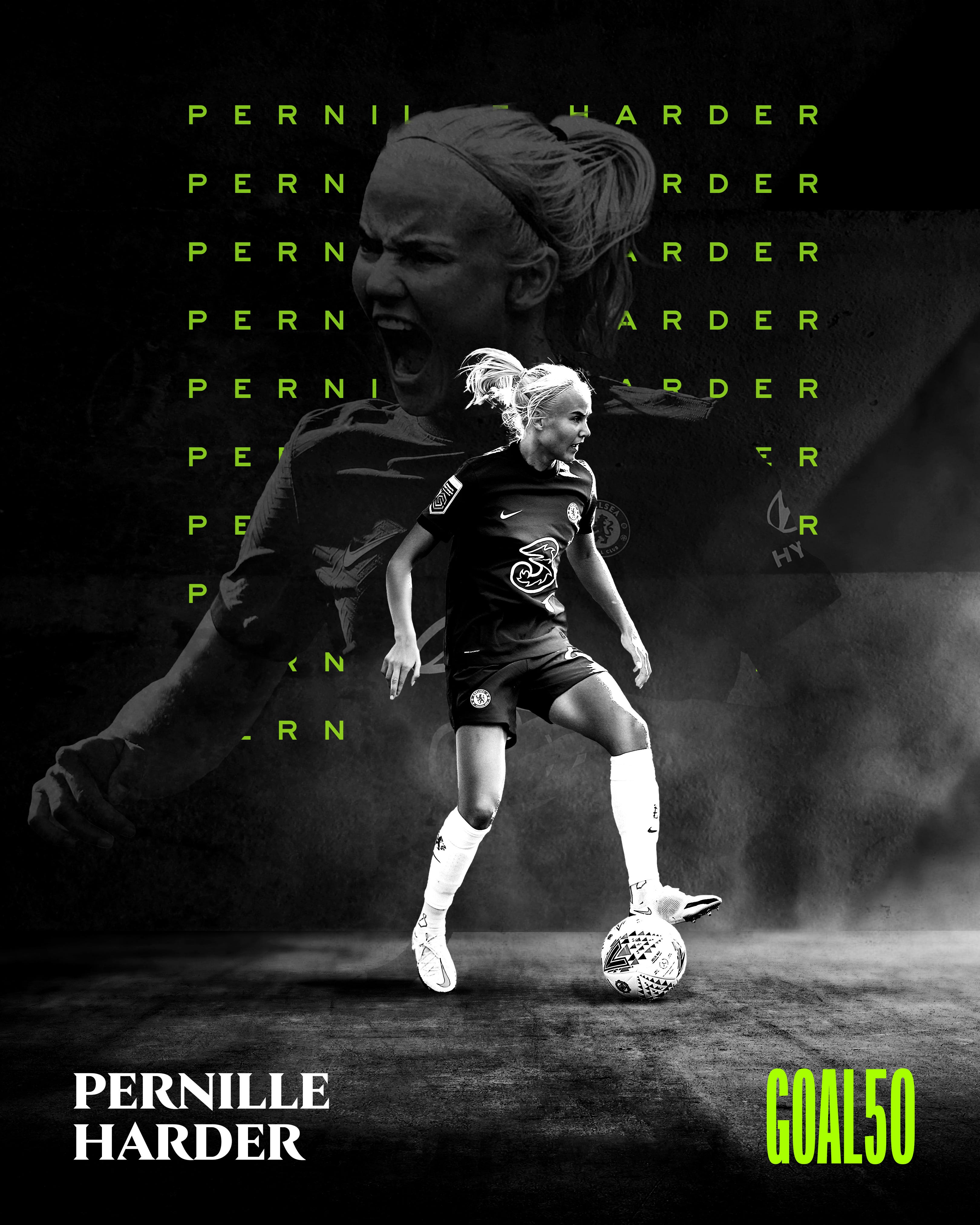 Pernille Harder Goal 50 GFX