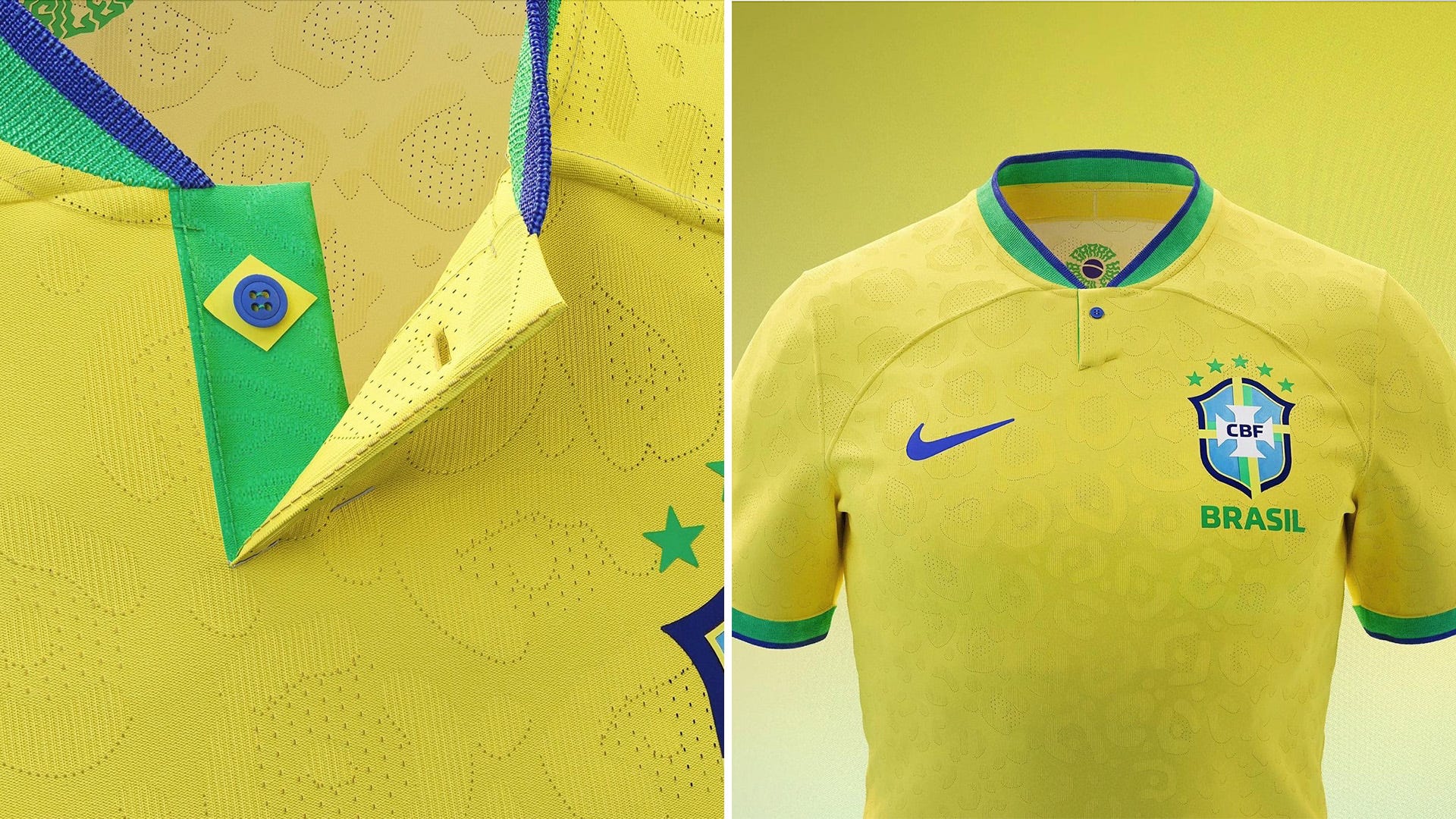 Brazil 2022 World Cup home kit 2