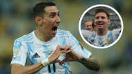 Angel Di Maria Lionel Messi Argentina Copa America GFX