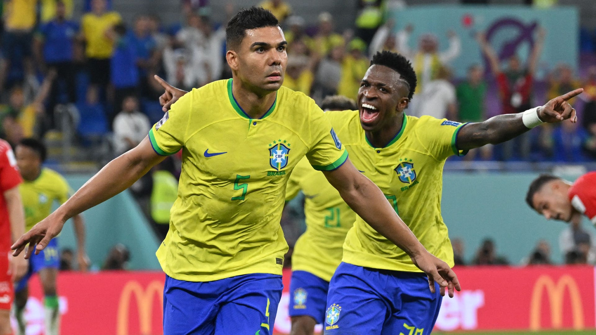 Casemiro Brazil Switzerland World Cup 2022