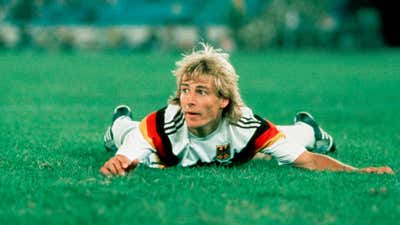 Jurgen Klinsmann West Germany 1990 World Cup