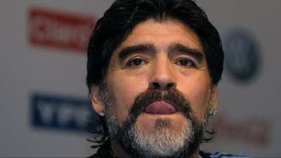 Diego Maradona Argentina press conference 2010
