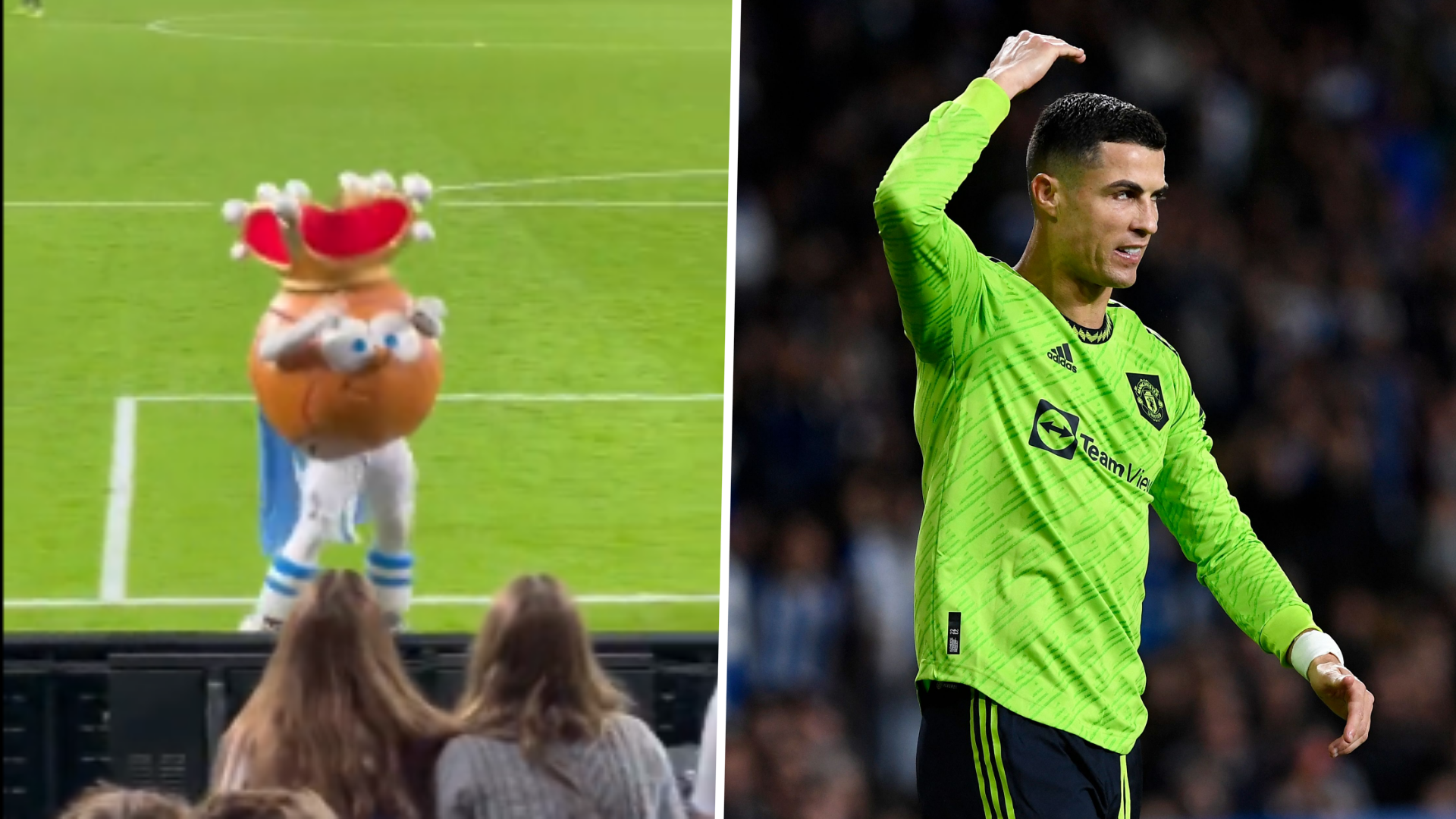 Ronaldo-Mascot split 
