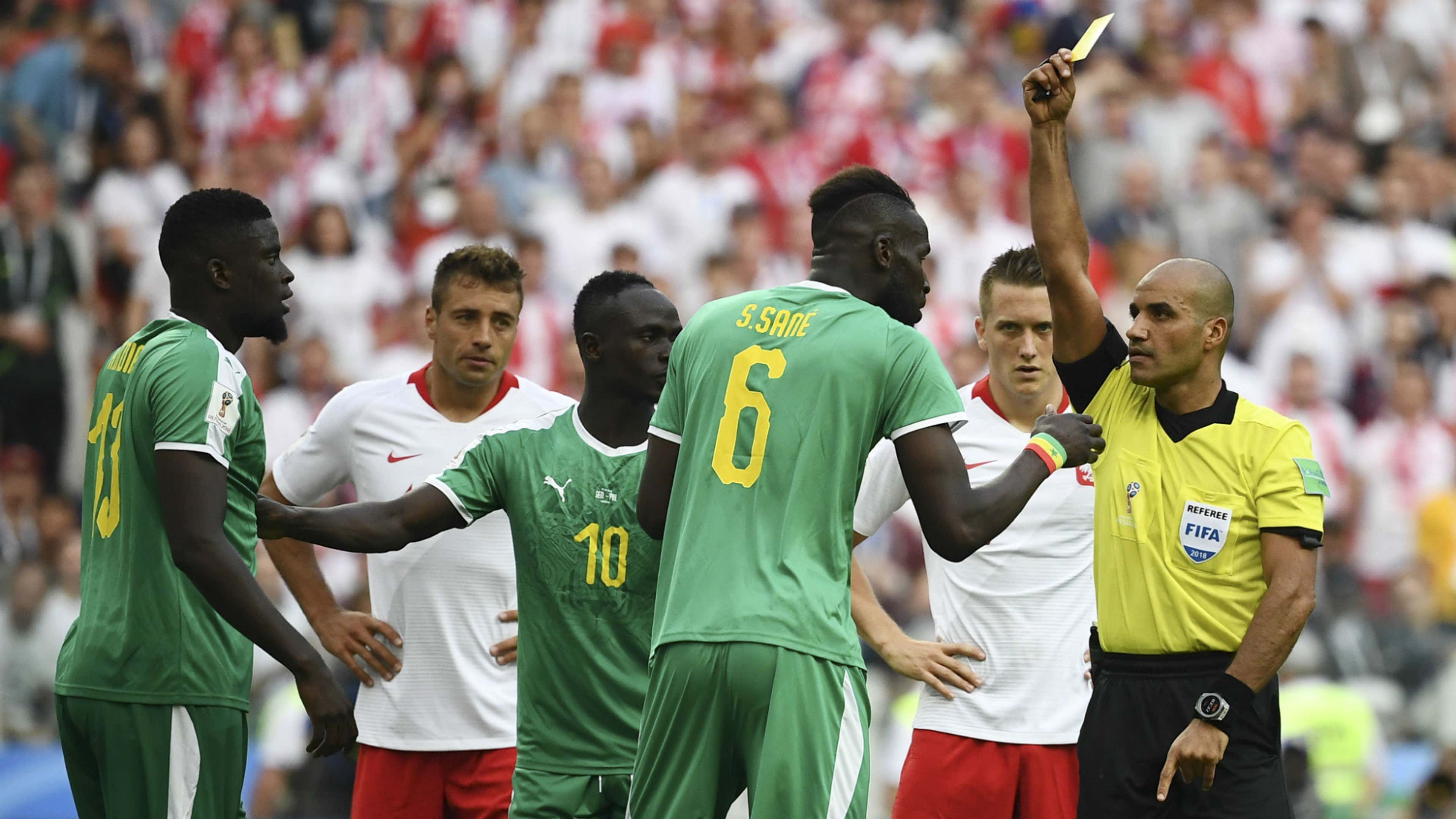 Senegal yellow card