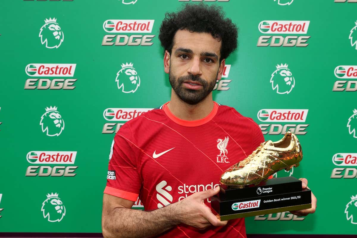 Mohamed Salah Liverpool Golden Boot award 2021-22