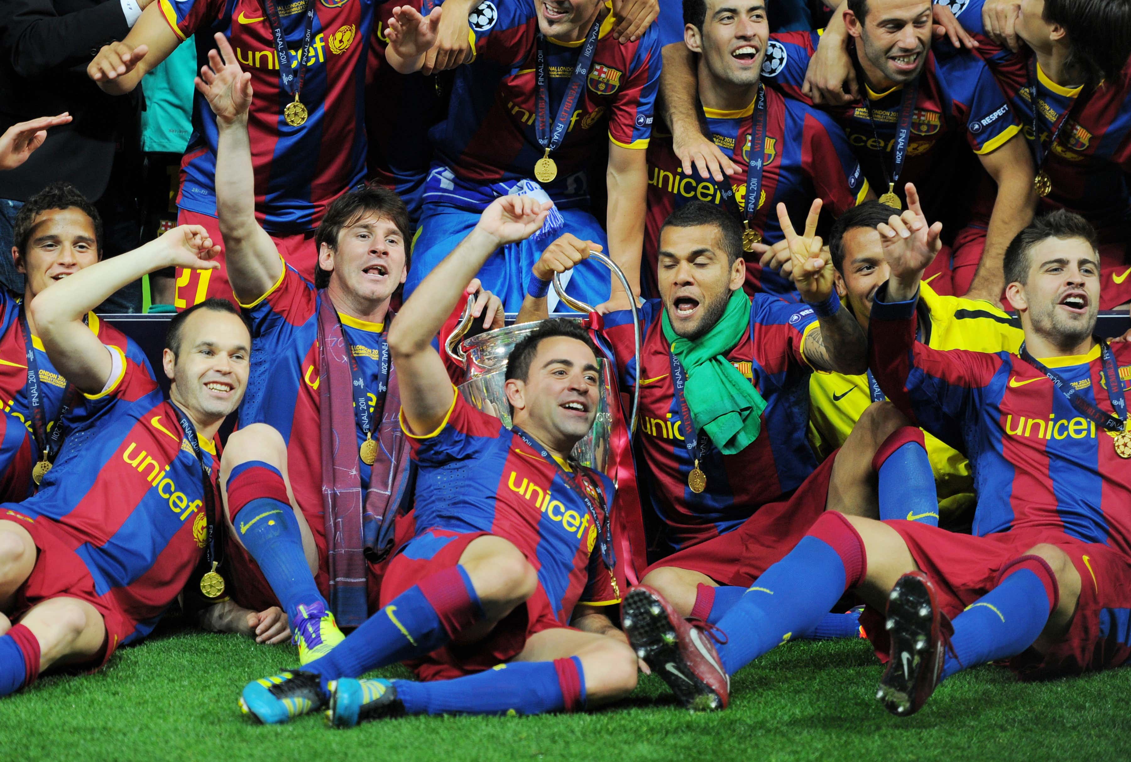 Barcelona Champions League trophy
