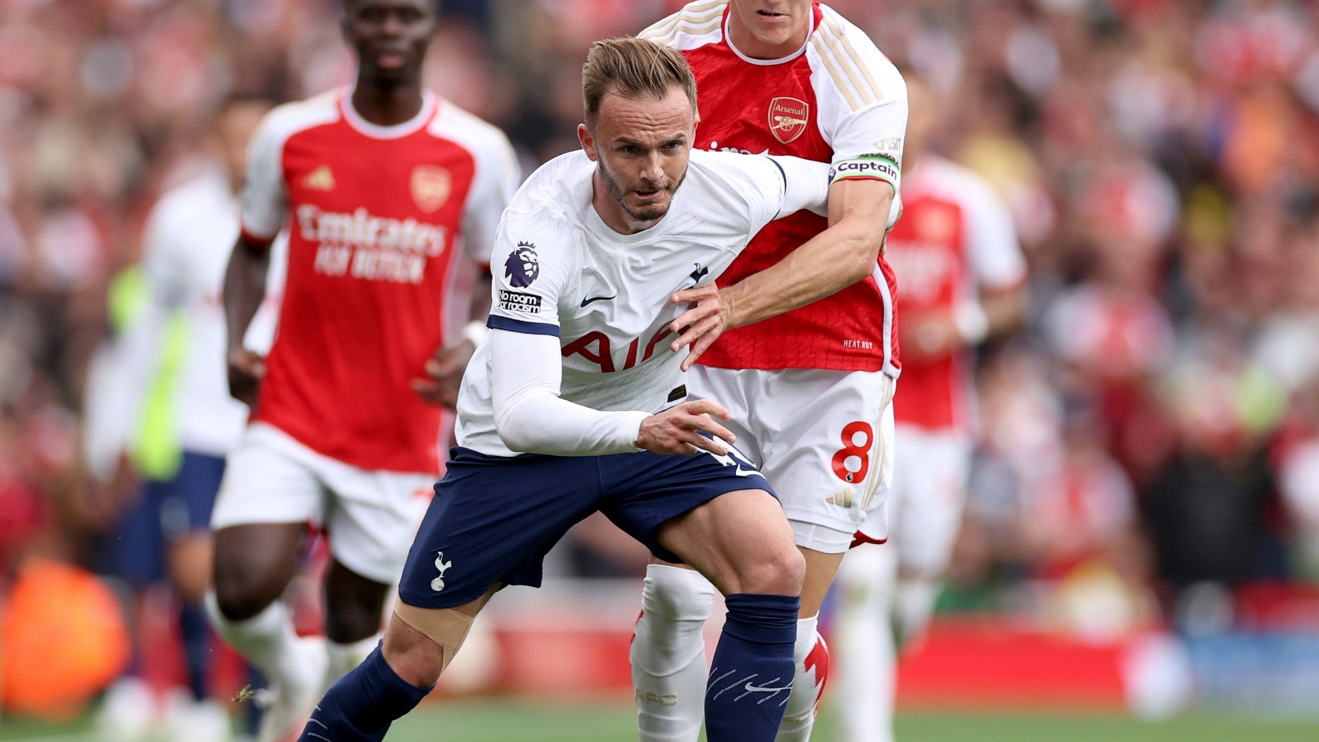 Arsenal 2-2 Tottenham LIVE RESULT: Declan Rice injury latest, Son secures  point for Spurs with quickfire equaliser