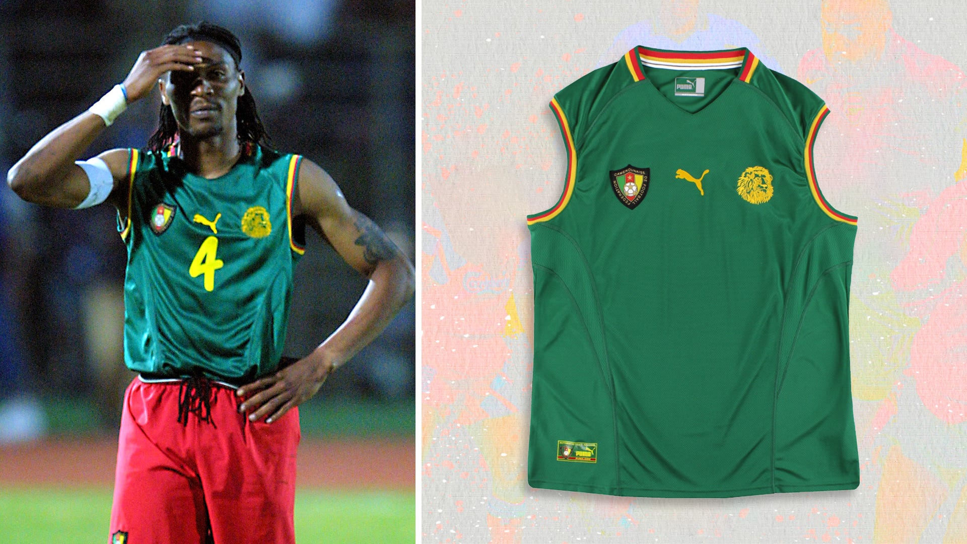 Cameroon 2002 vests
