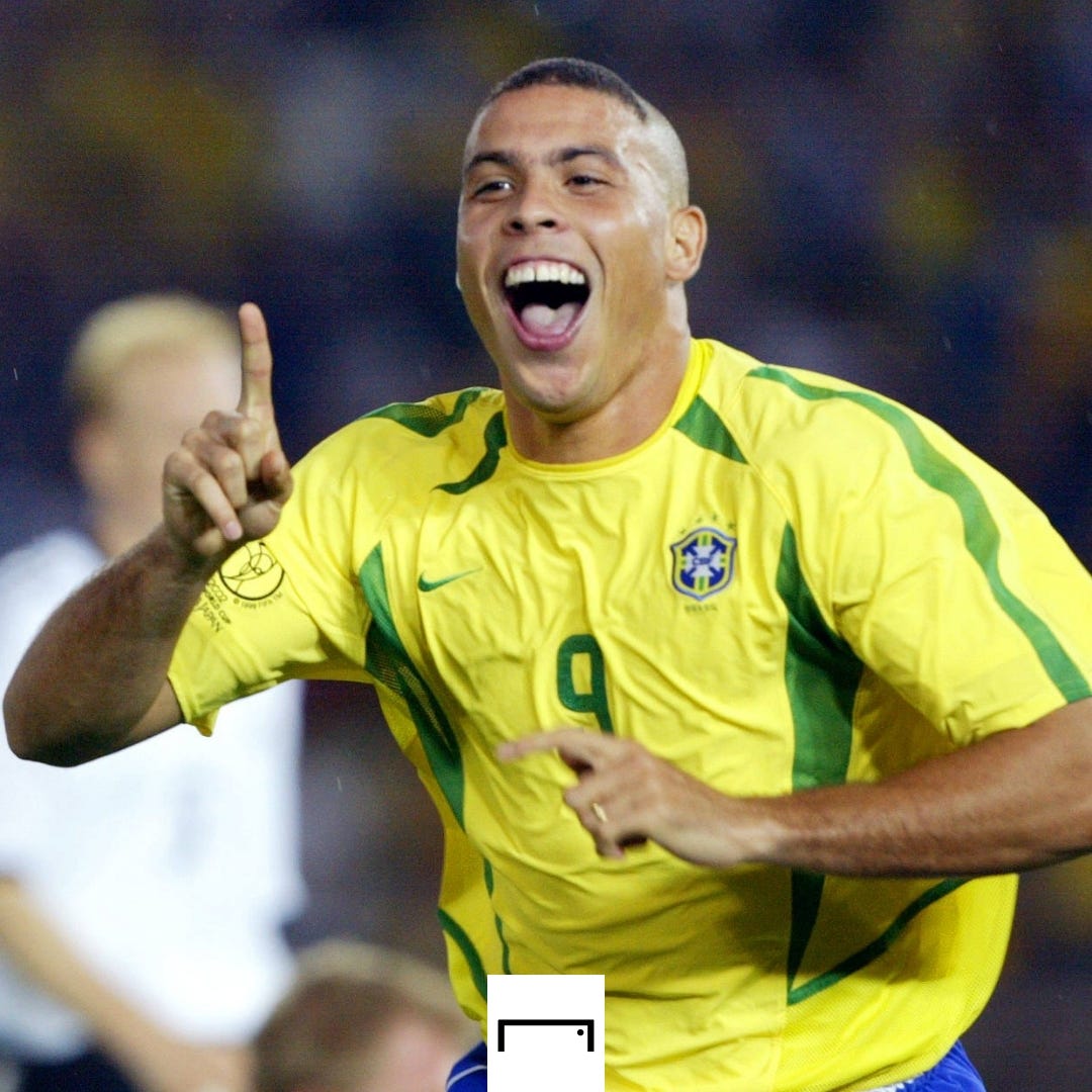 Ronaldo Brazil Germany 2002 World Cup final GFX