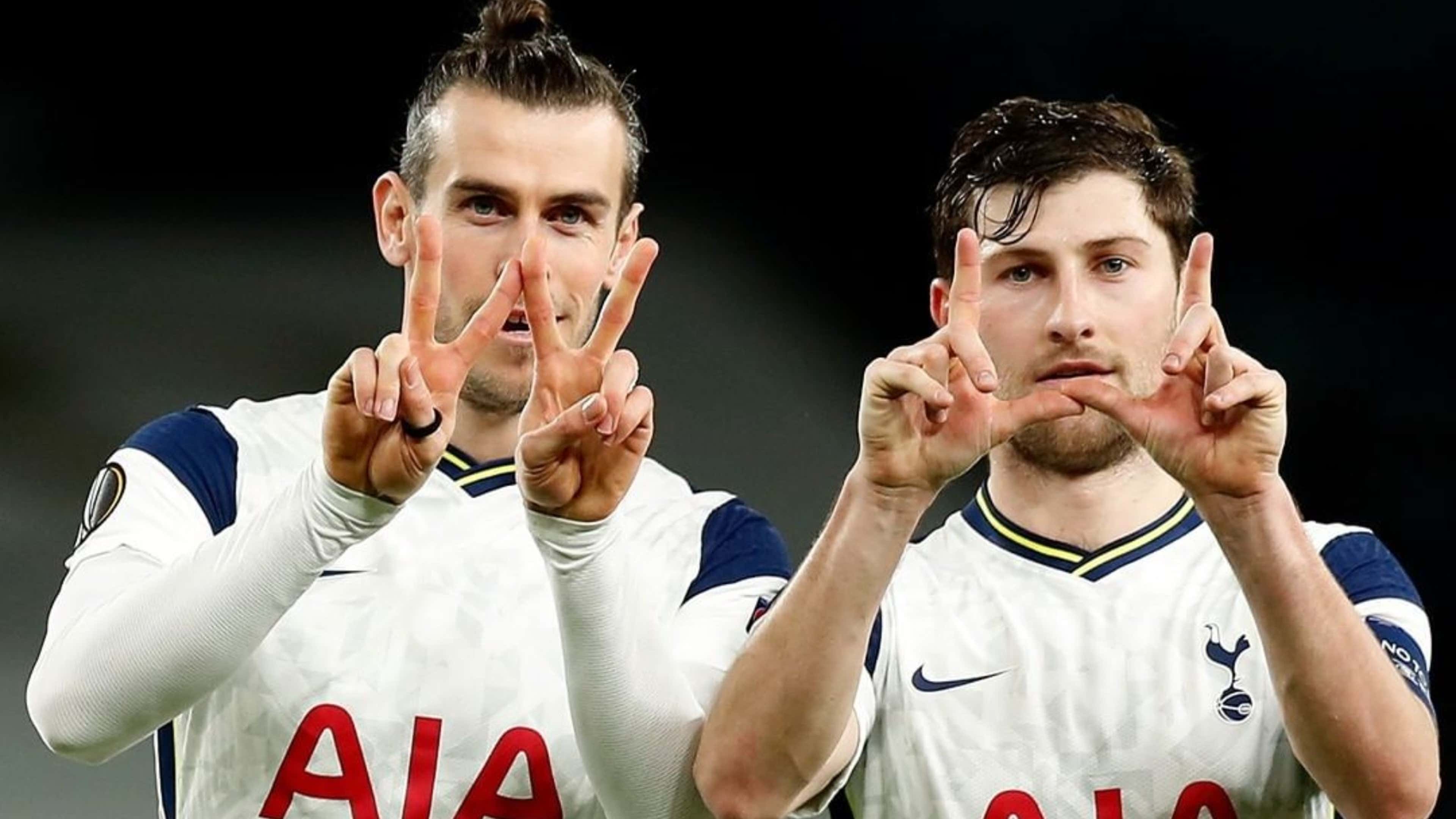 Gareth Bale celebra en el Tottenham