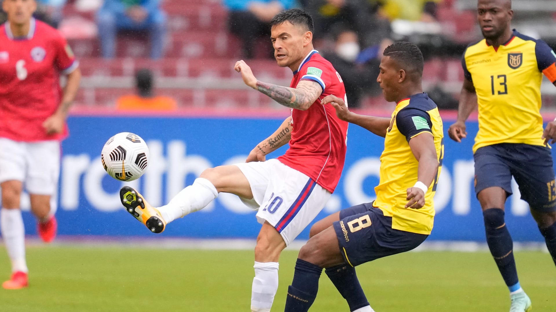 Formación de Chile vs. Colombia por las Eliminatorias convocados, once