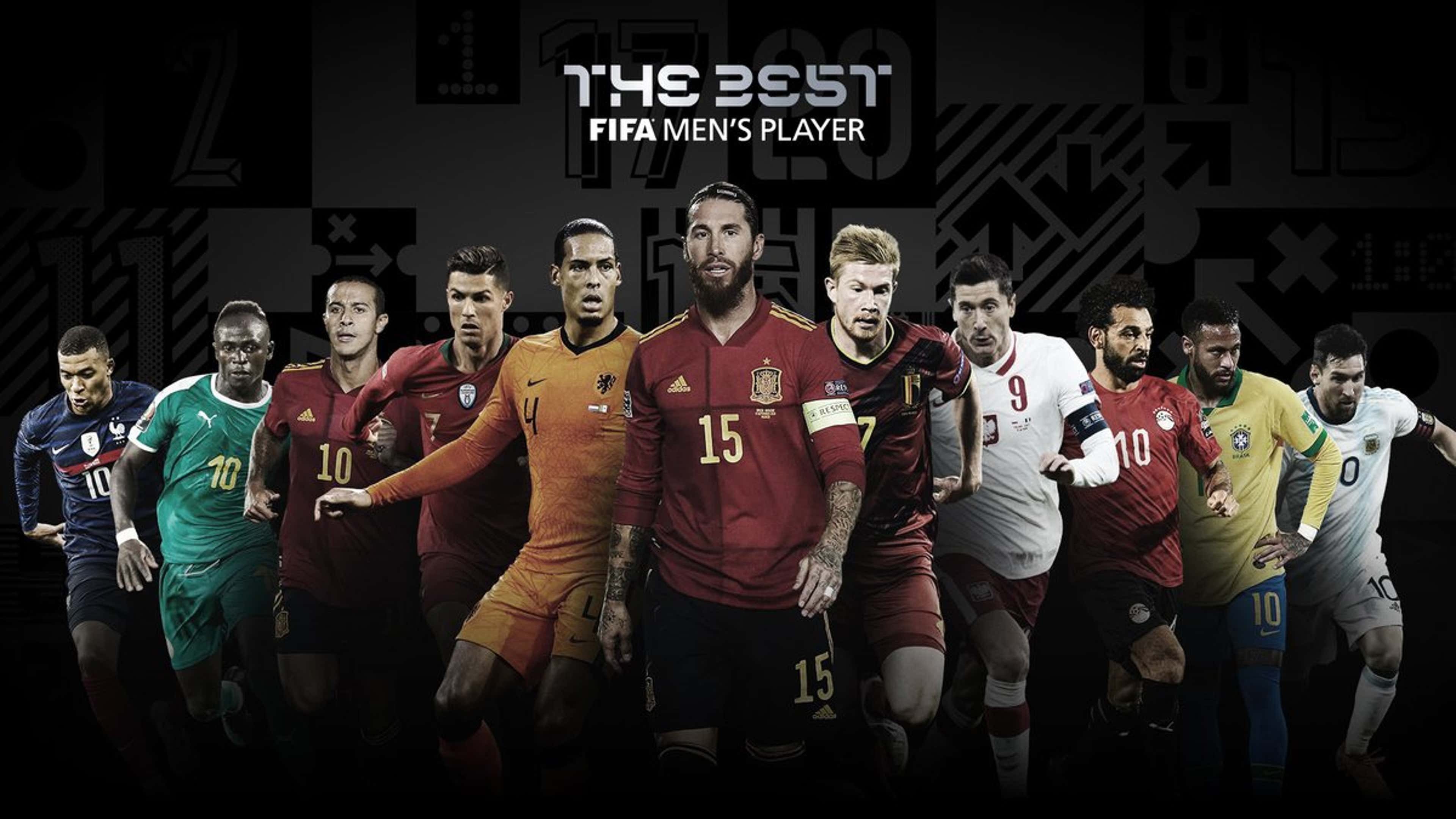 Messi, Lewandowski e Salah são os finalistas ao prêmio de melhor do mundo