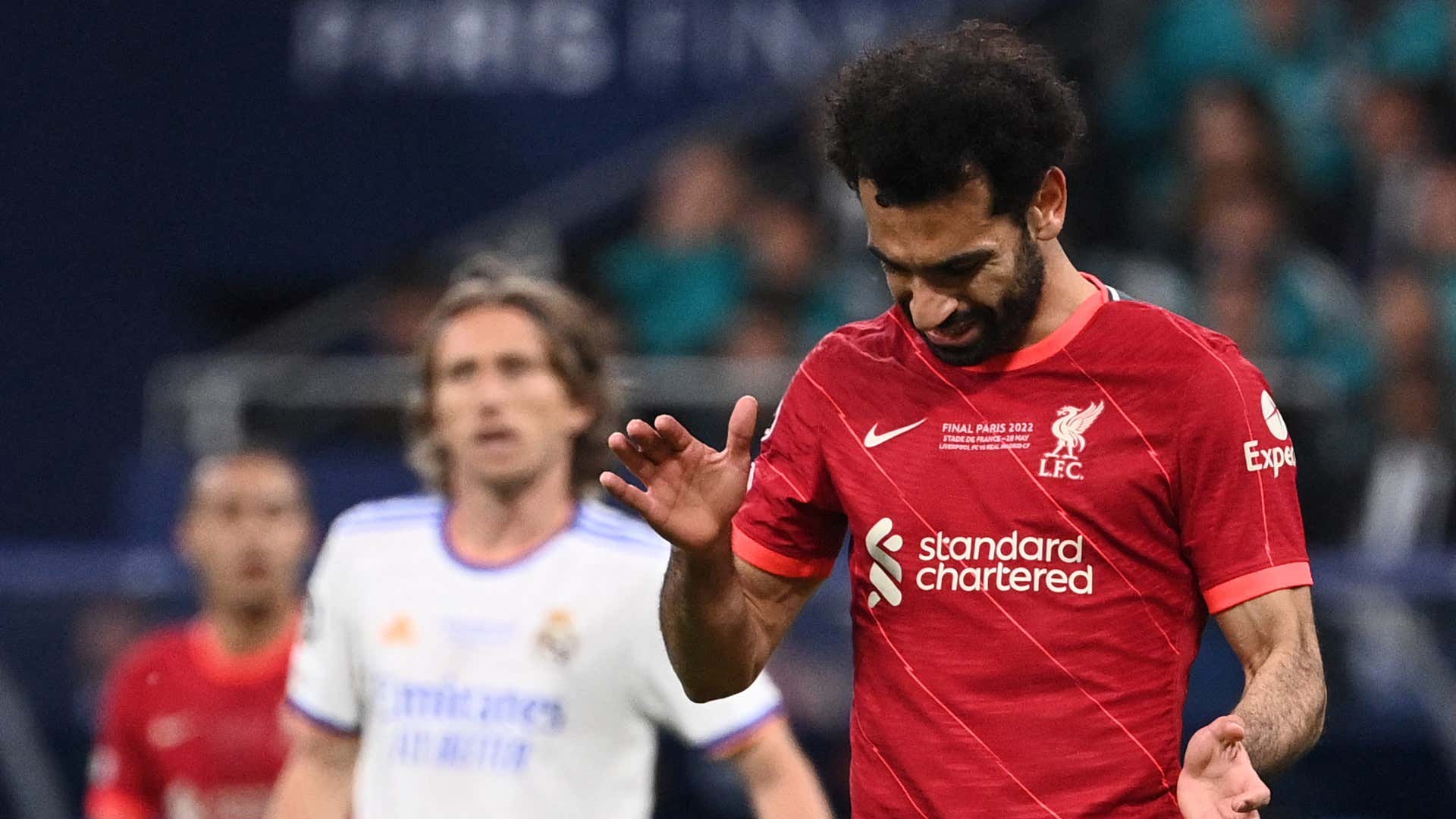 Mohamed Salah Liverpool Real Madrid Champions League final 2022