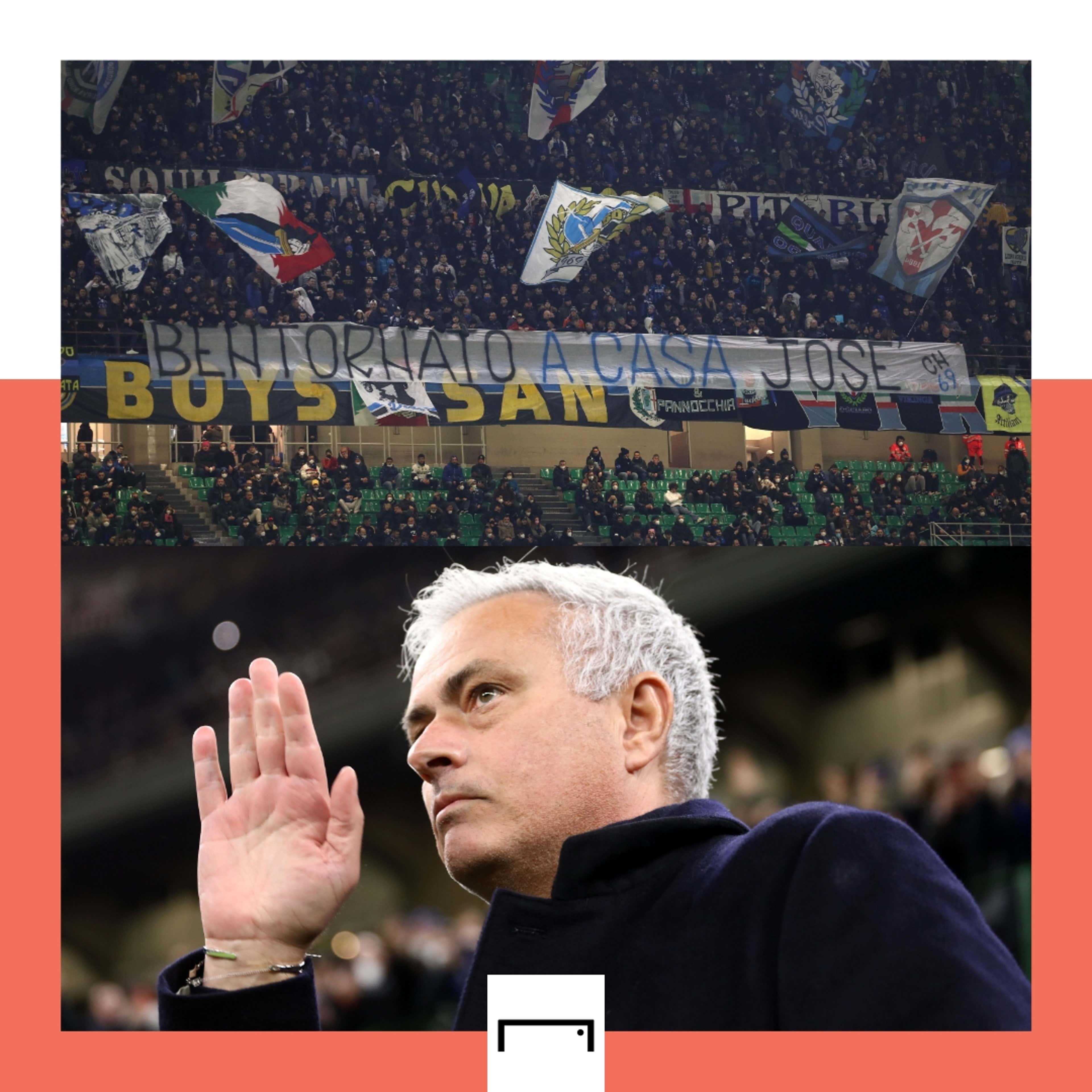 Jose Mourinho Roma Inter Coppa Italia 2021-22 GFX