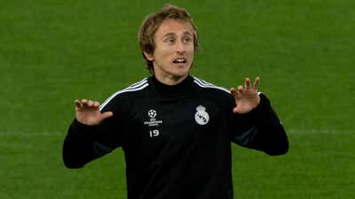 Luka Modric Real Madrid training