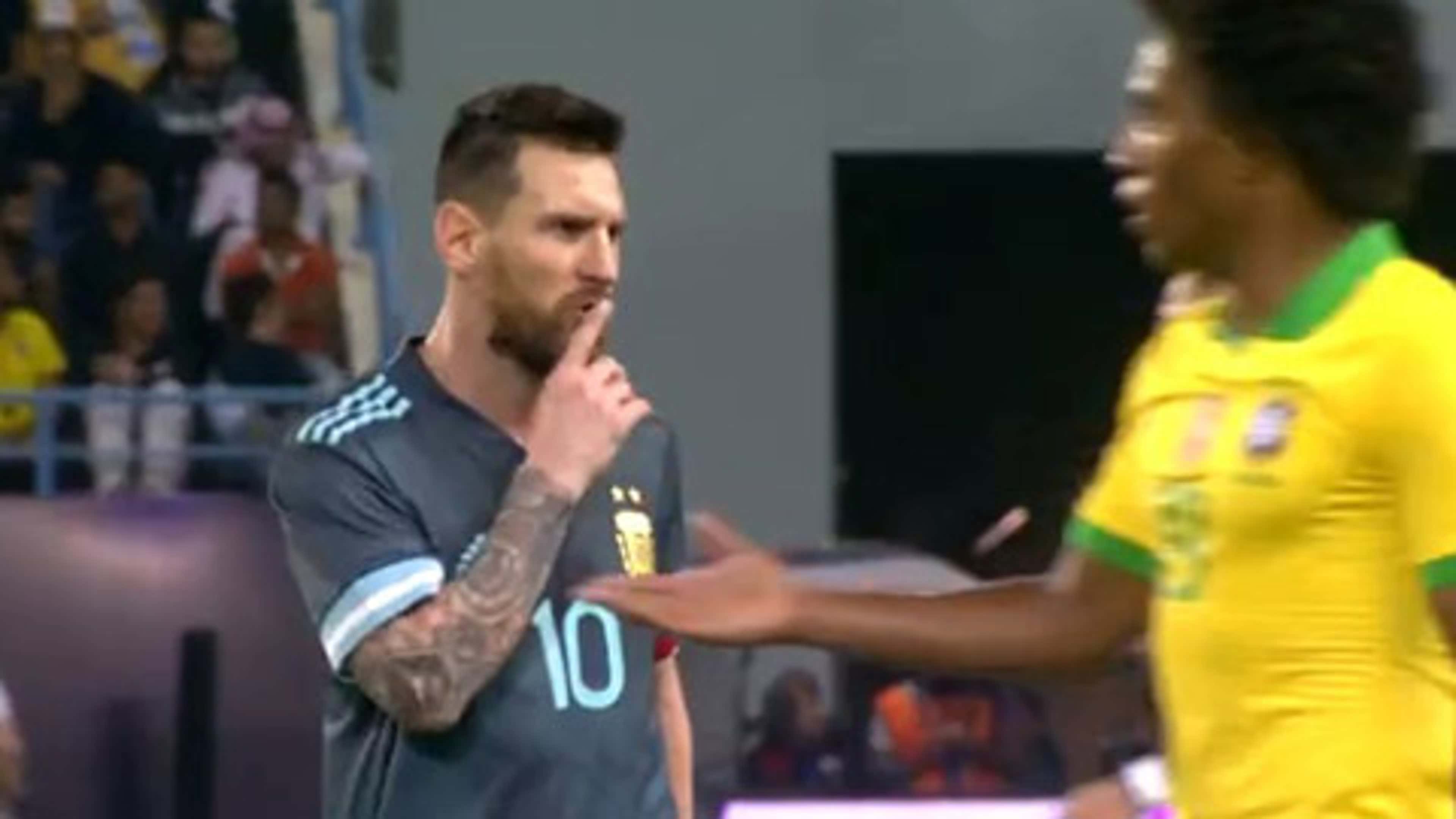 Messi Argentina Brazil Friendly Match 2019