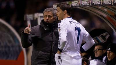 Jose Mourinho Cristiano Ronaldo 04202013