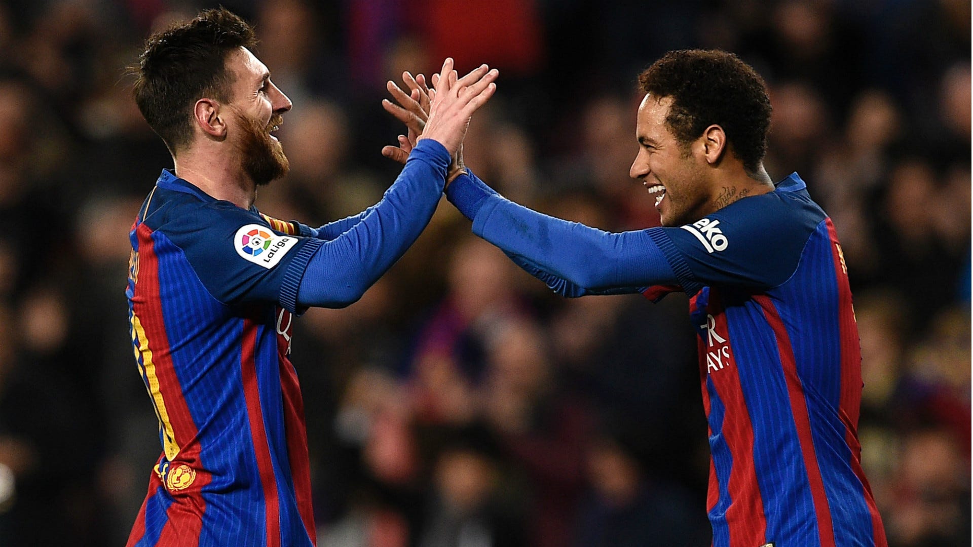 Neymar Lionel Messi Barcelona La Liga