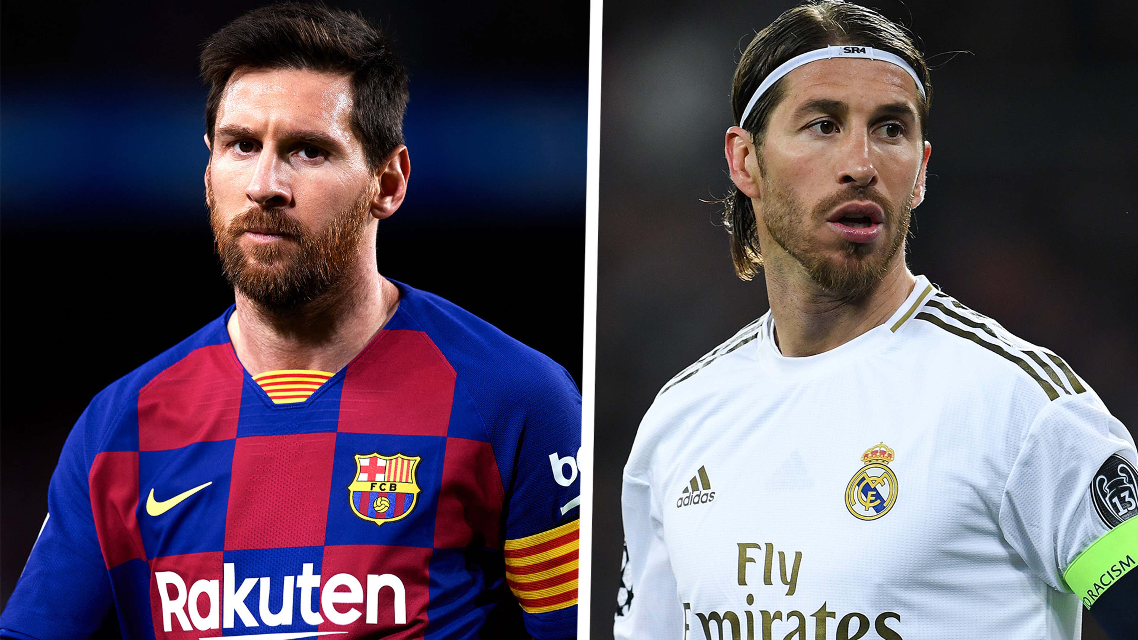 Lionel Messi Barcelona Sergio Ramos Real Madrid 2019-20