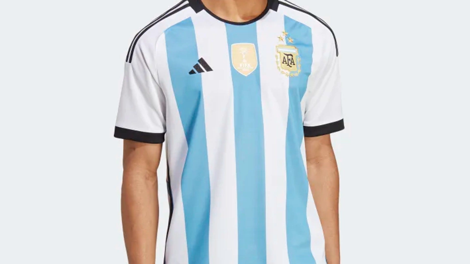 Juicio perfil Fascinar La camiseta de la Selección argentina con las tres estrellas y el parche de  campeón del mundo: cuánto vale y cómo comprarla | Goal.com Espana