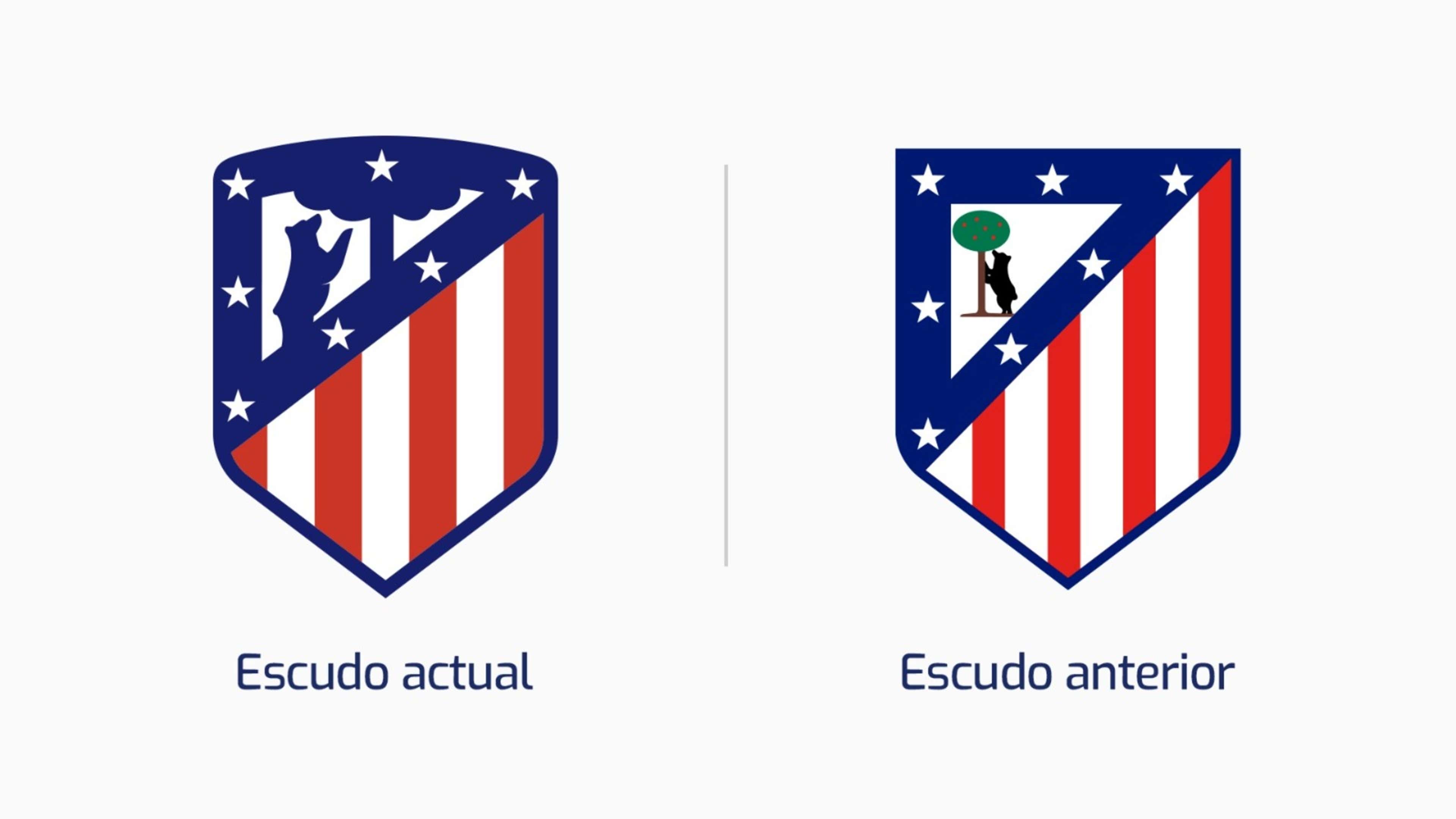 Qué diferencias hay entre el antiguo y el nuevo escudo del Atlético de  Madrid