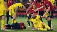 Zlatan Ibrahimovic Cesar Azpilicueta Sweden Spain 2022 World Cup qualifier