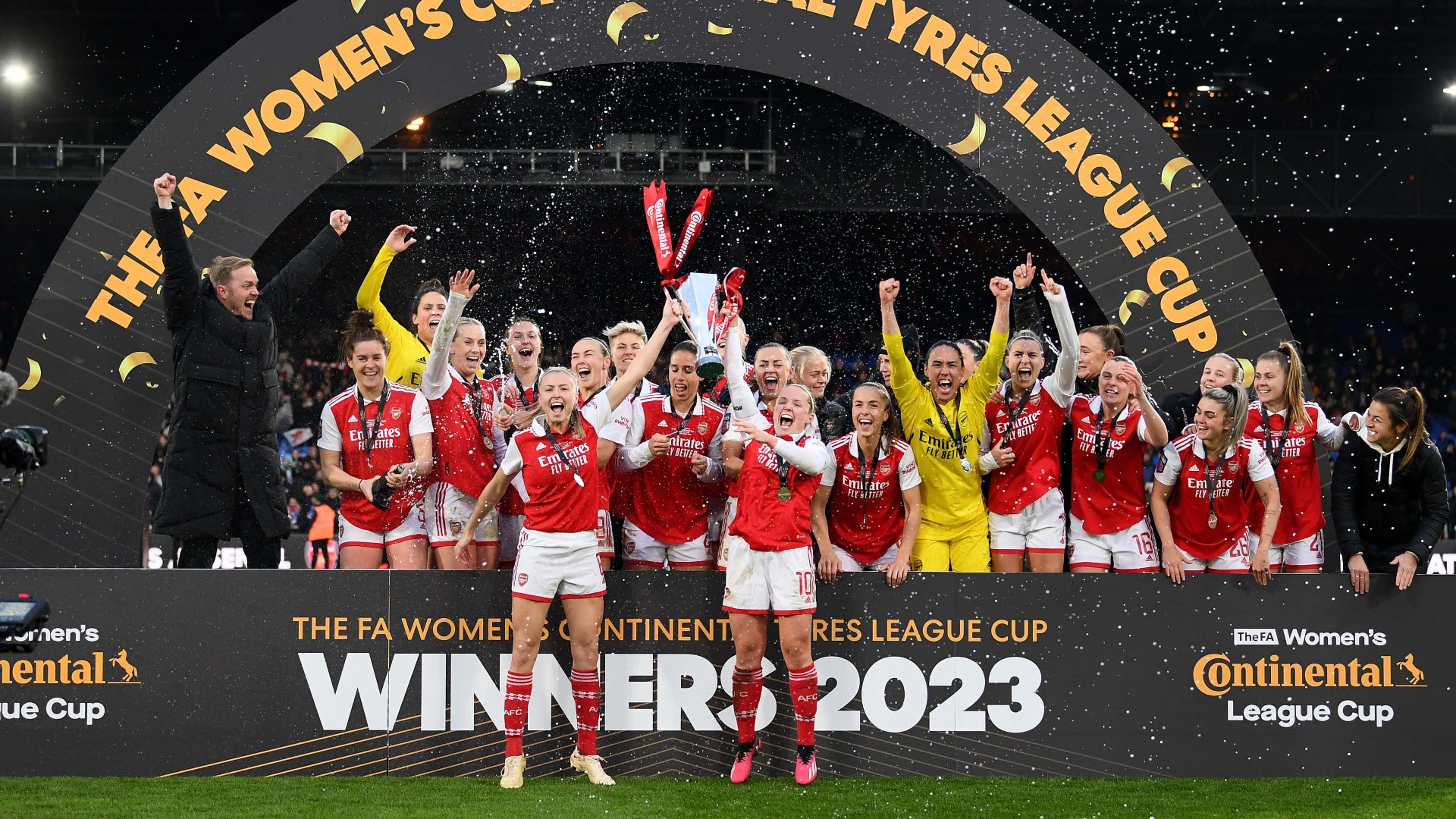 Arsenal Women Continental cup Winners