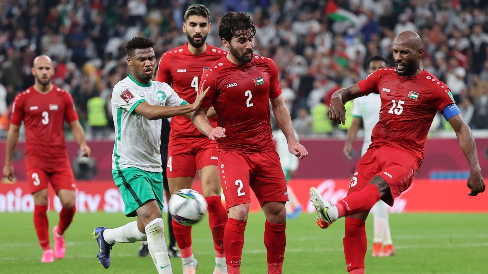 فلسطين كاس العرب السعودية نتيجة مباراة
