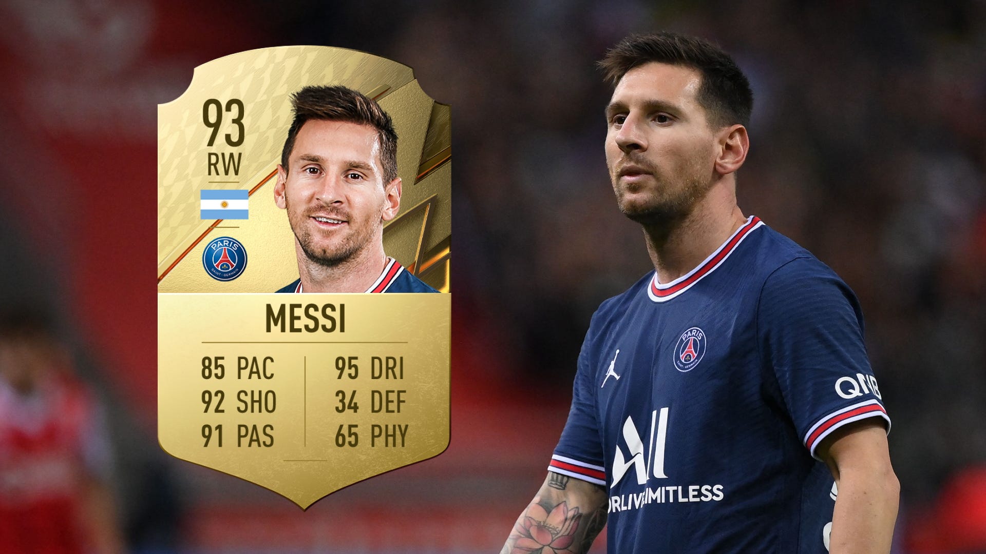 FIFA 22 ratings: Messi confirmed as best player as PSG star edges Ronaldo to top spot | Goal.com