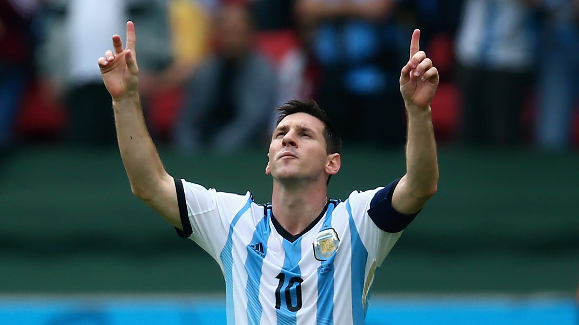 Lionel Messi Argentina Nigeria 2014 World Cup