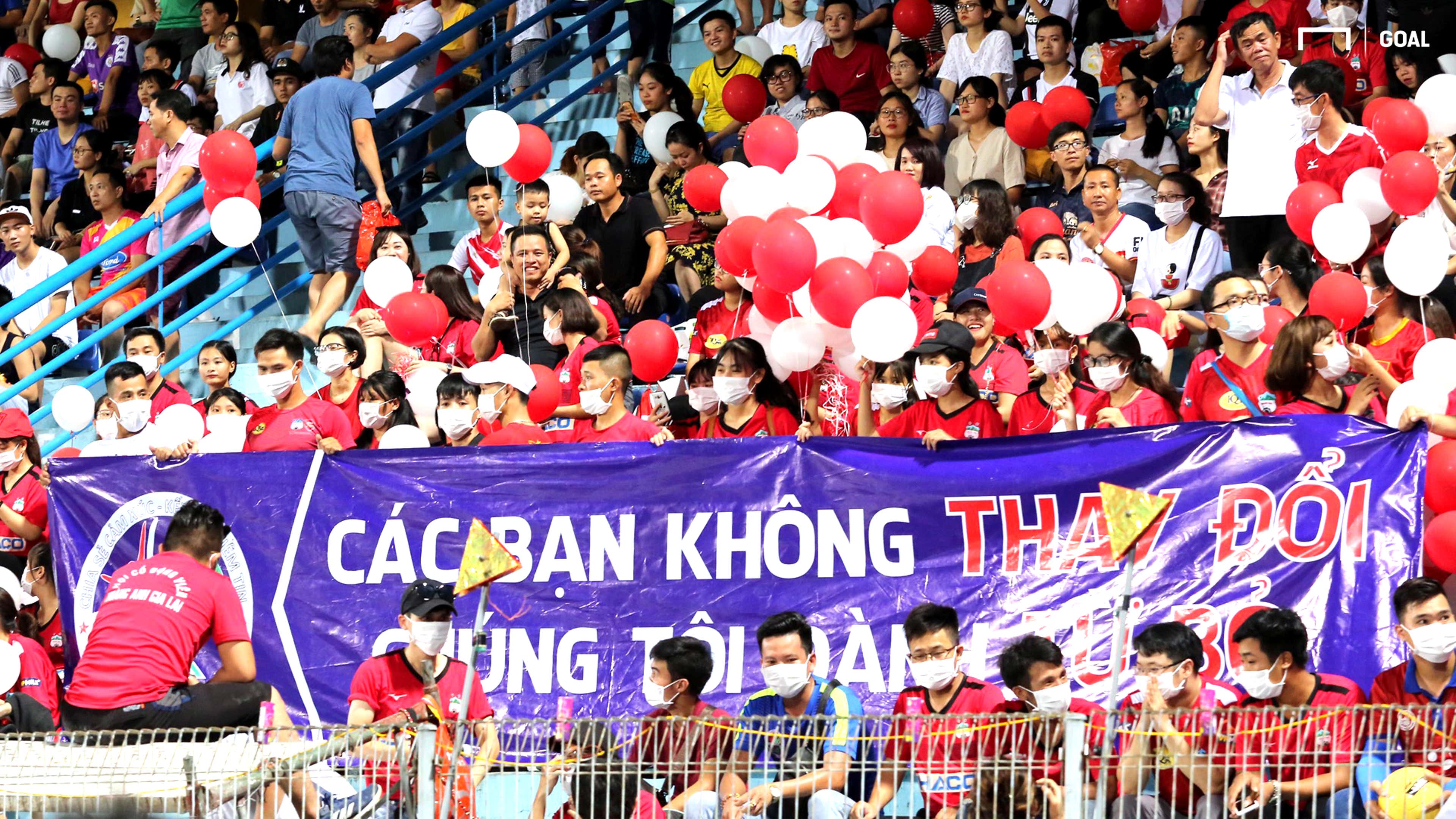 Hoang Anh Gia Lai fans vs Ha Noi V.League 2019 (mask 2)