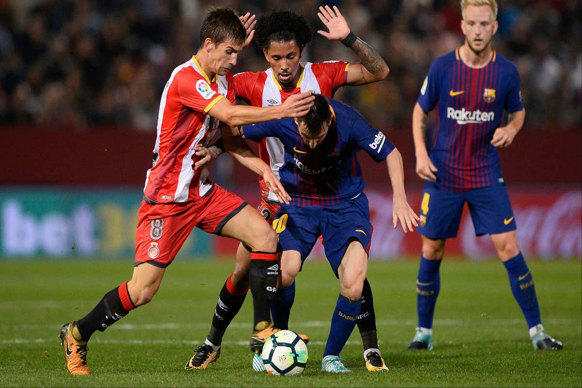 Lubricar Ataque de nervios Principiante Girona le destinó a Messi una marca personal que lo siguió a todos lados:  ¿cómo les fue? | Goal.com Espana