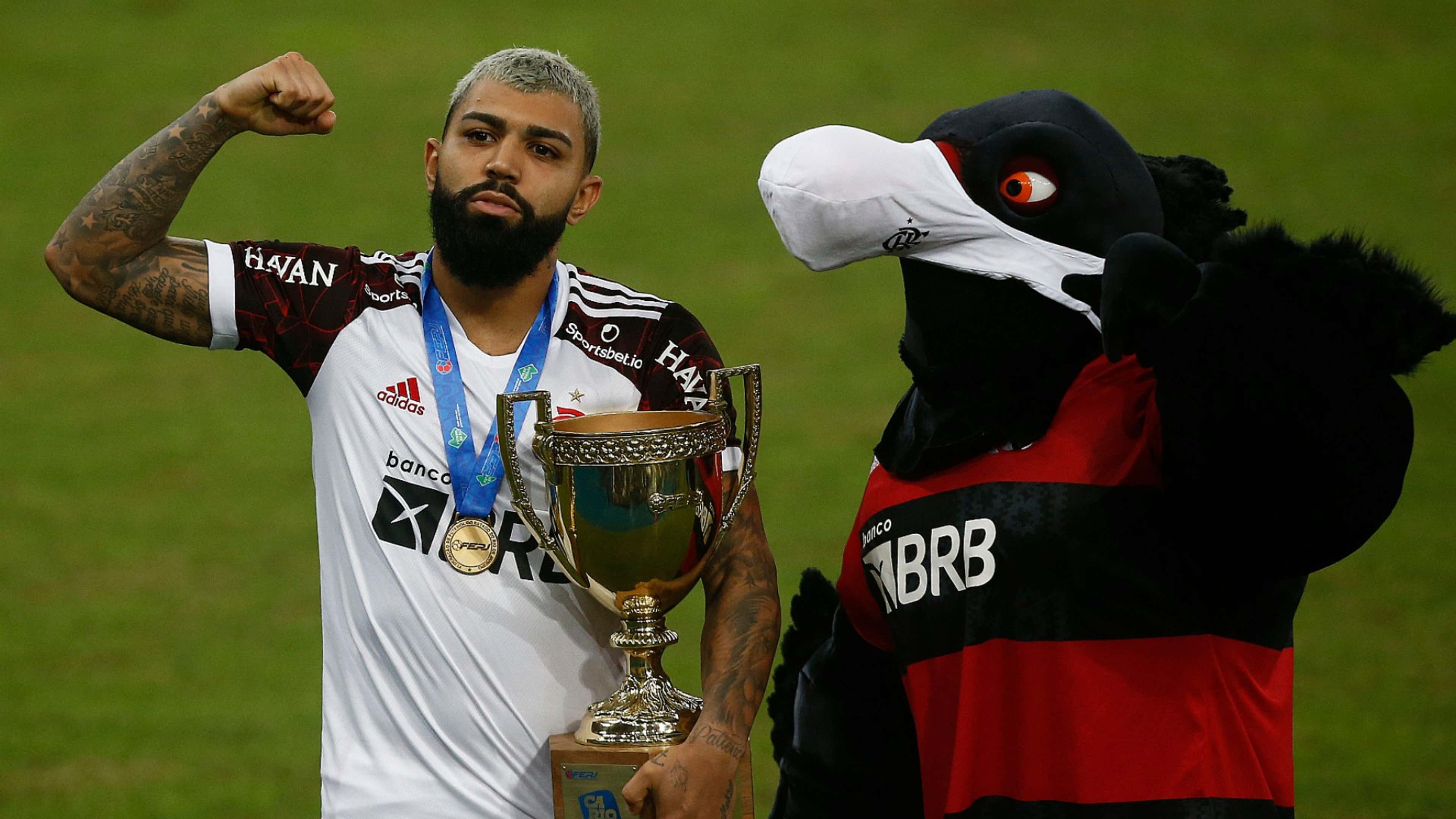 Gabigol urubu Flamengo campeão carioca 22 05 2021
