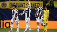 Vlahovic celebrating Villarreal Juventus