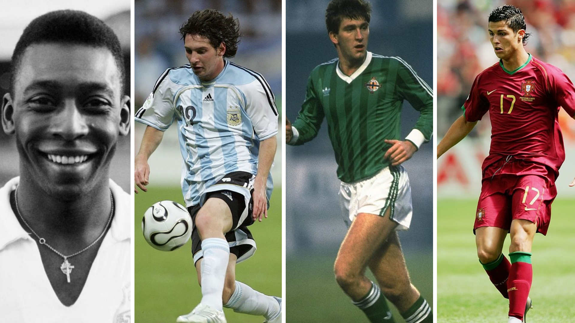 Adidas Historical FIFA World Cup Mini Ball Set Size Mini Messi, Maradona  Pele