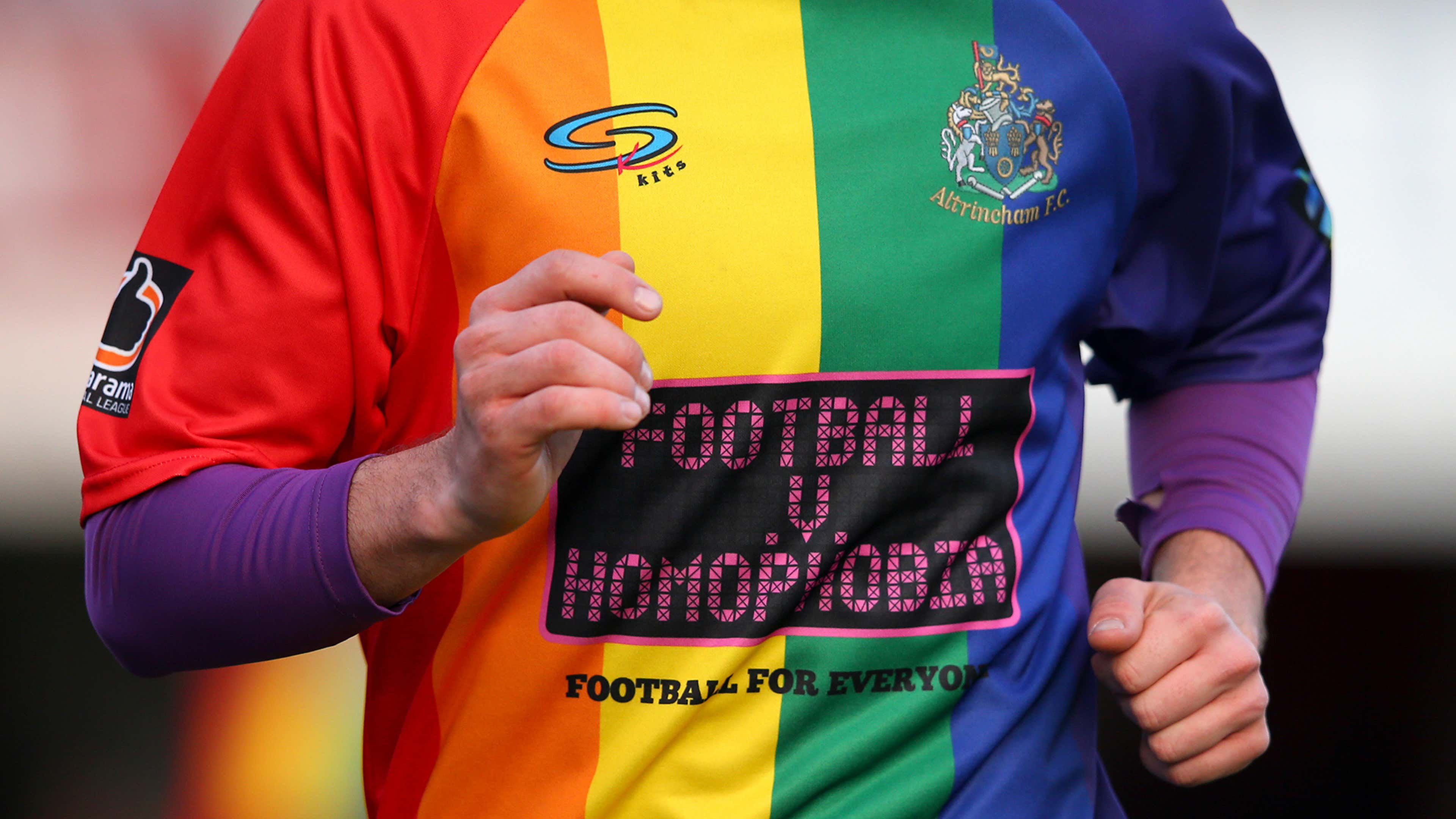 Altrincham FC Rainbow Kit, Local football club Altrincham F…