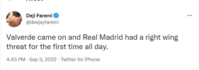 Real Madrid tweet 2