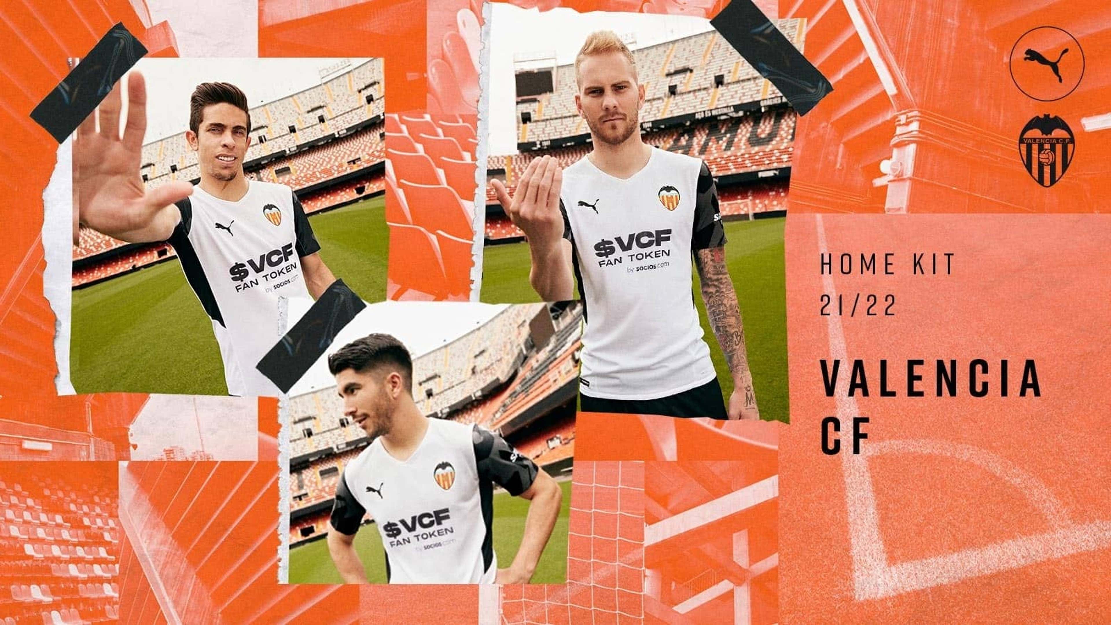 Camisetas del Valencia 2021/2022: Nuevas equipaciones, diseño, cuánto cuesta y | Goal.com Chile