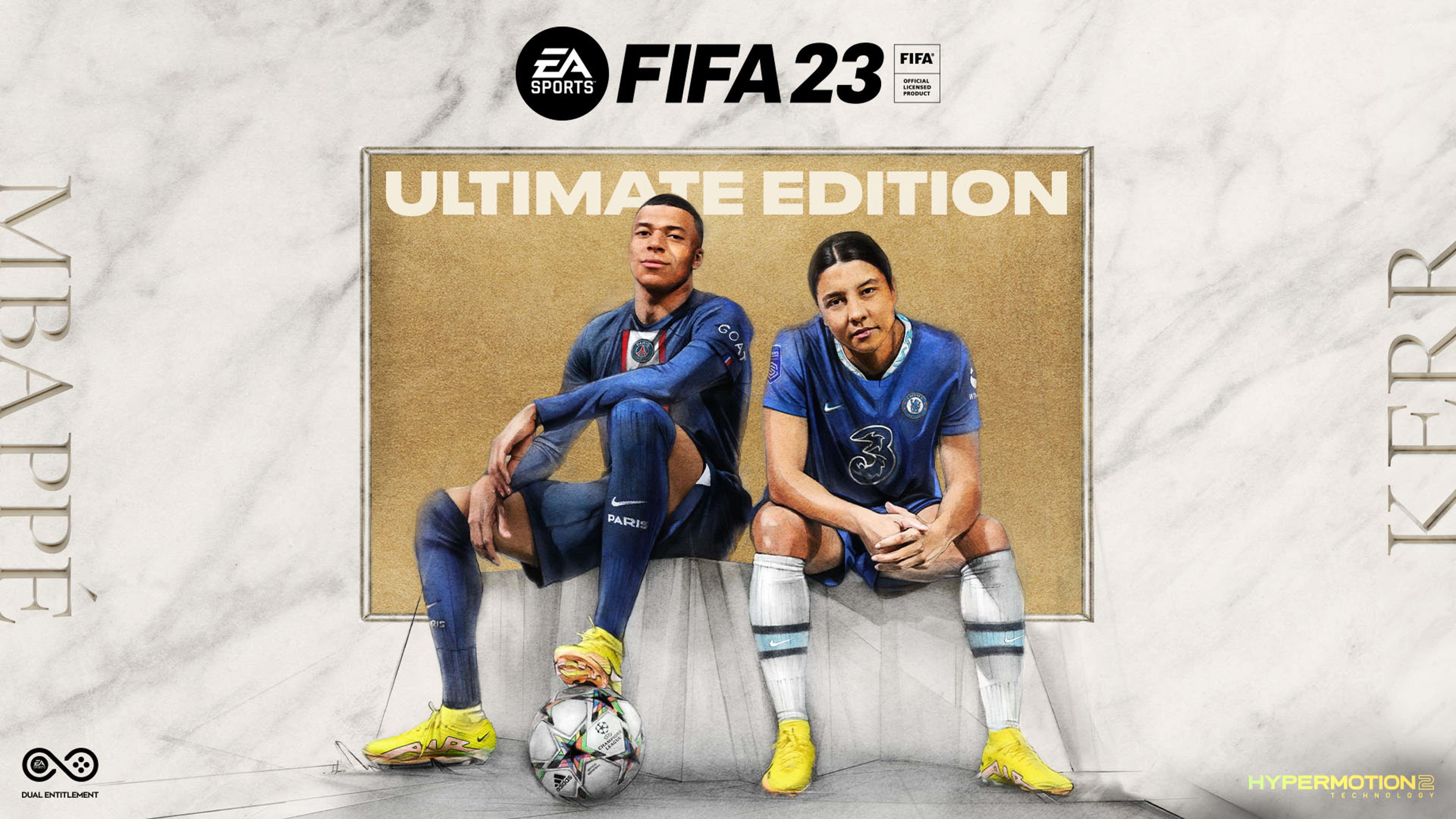FIFA 23 Ultimate Edition Cover Kylian Mbappe Sam Kerr