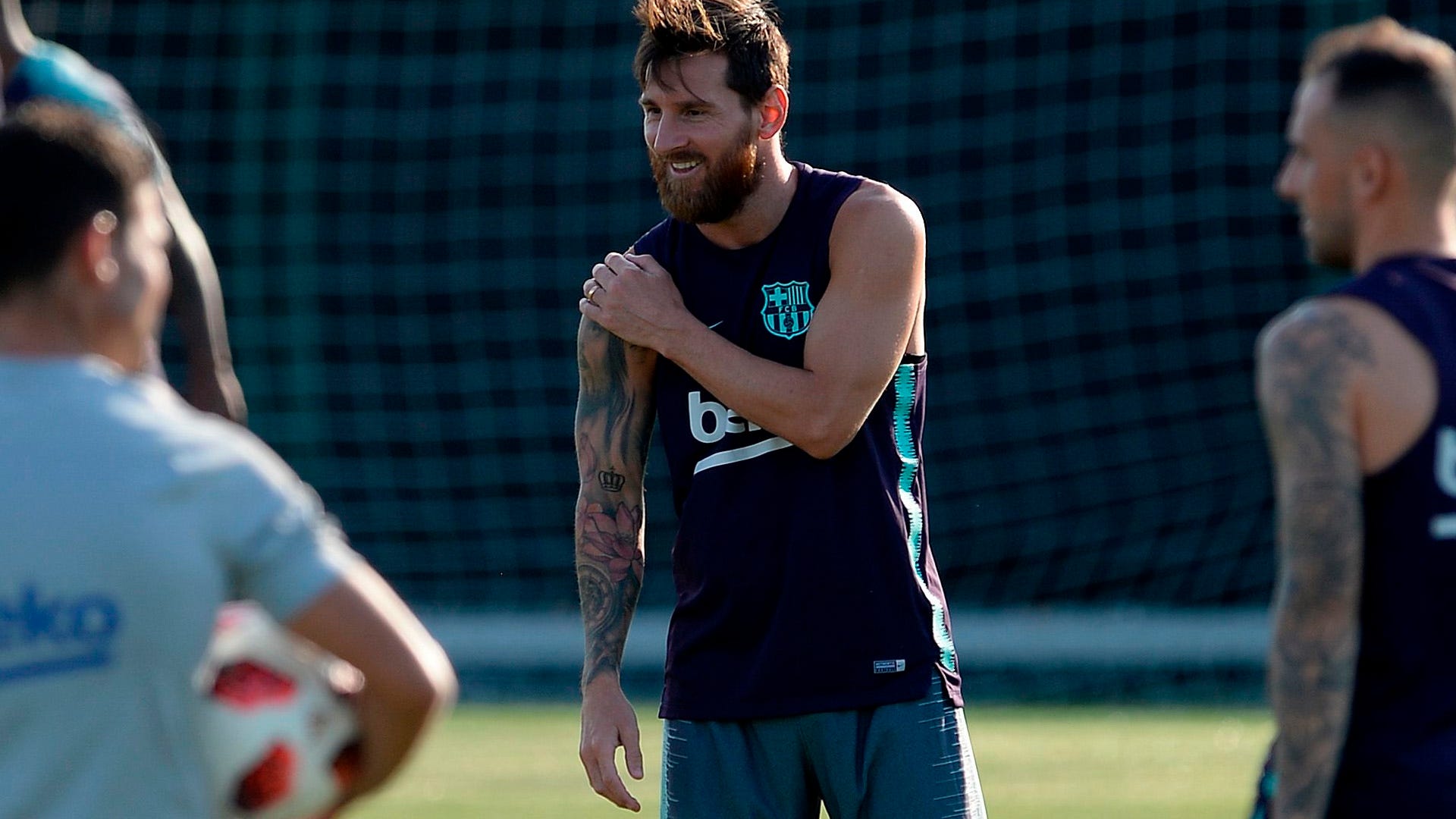 Messi Barcelona trainning 11 08 18