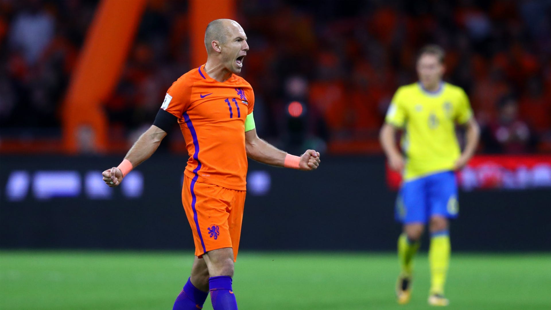Arjen Robben Netherlands Sweden