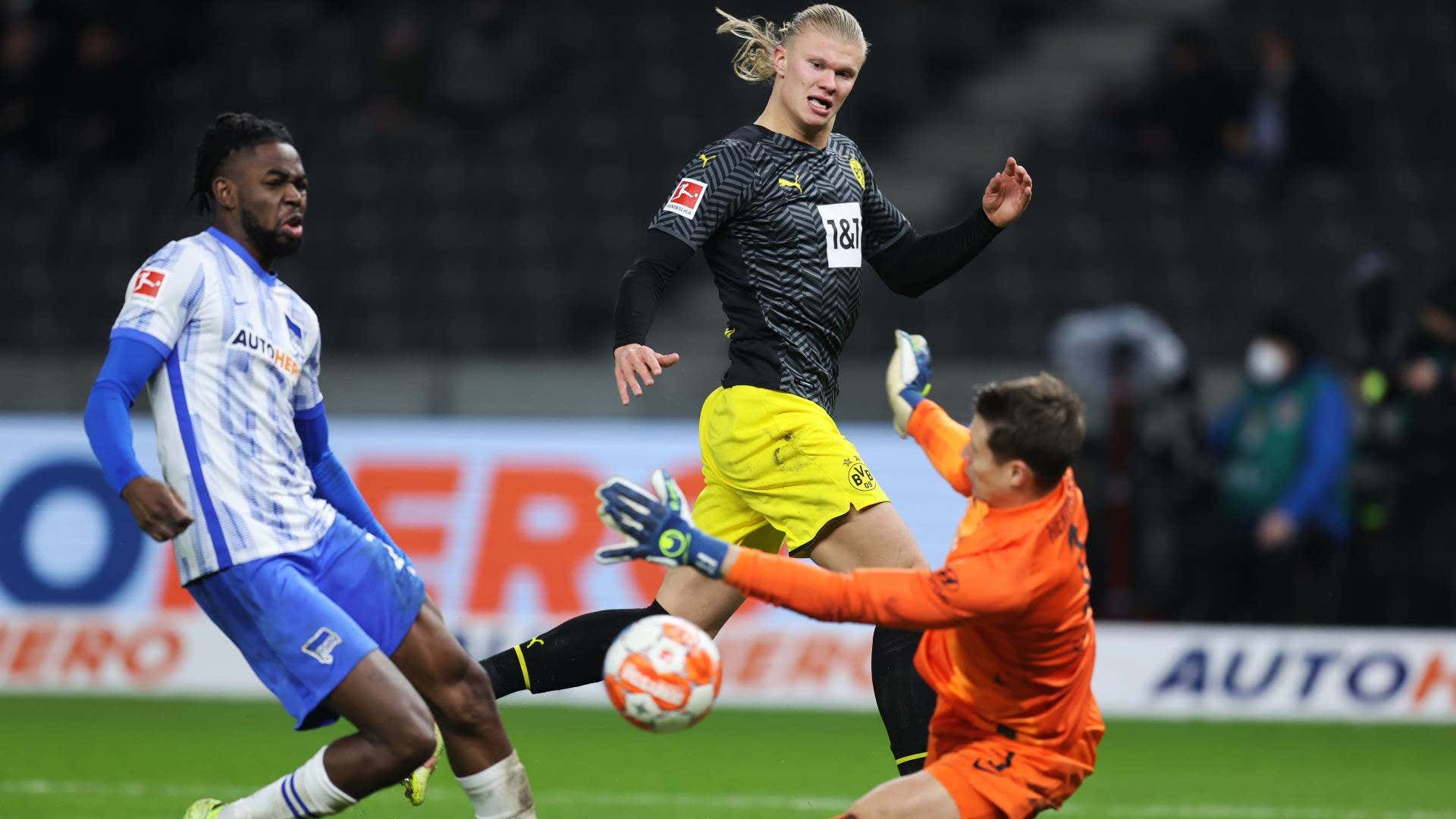 Erling Haaland Borussia Dortmund BVB Hertha BSC