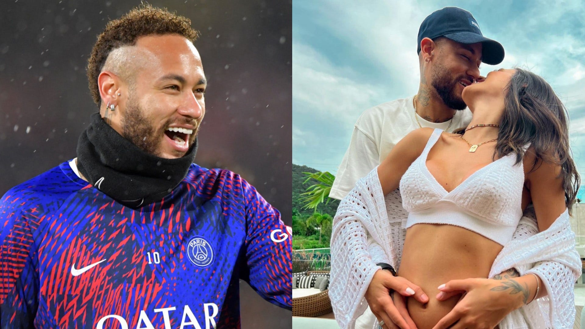 Neymar and PSG stars girlfriend Bruna Biancardi announce they are expecting first child together Goal UK photo
