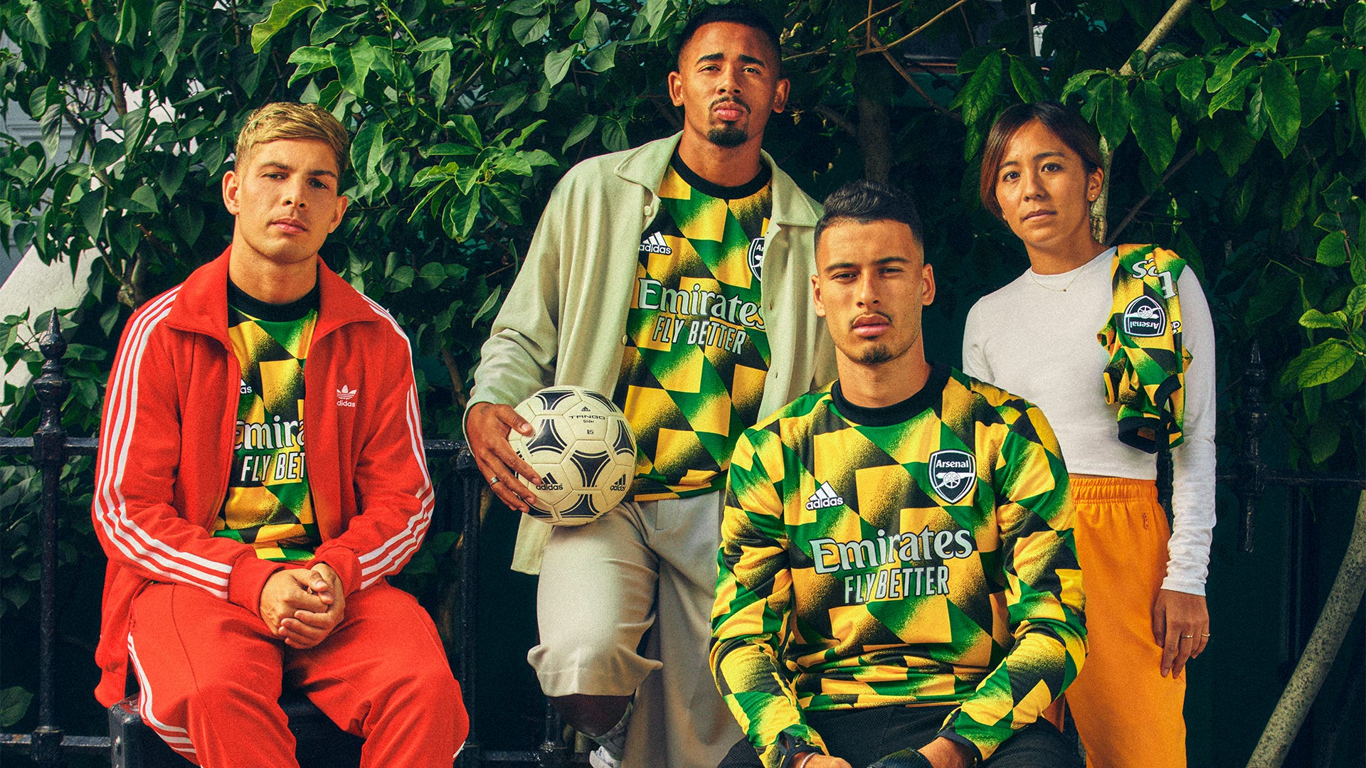 Arsenal Jamaica-inspired Pre-Match top