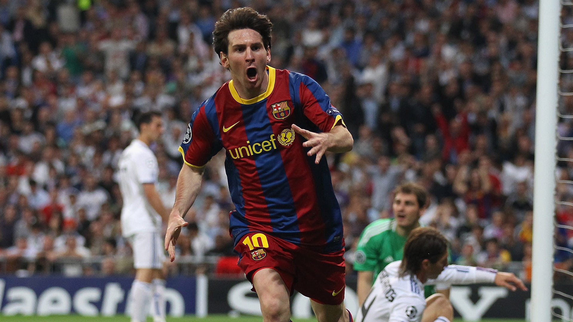 Lionel Messi Barcelona Real Madrid 2011 Champions League