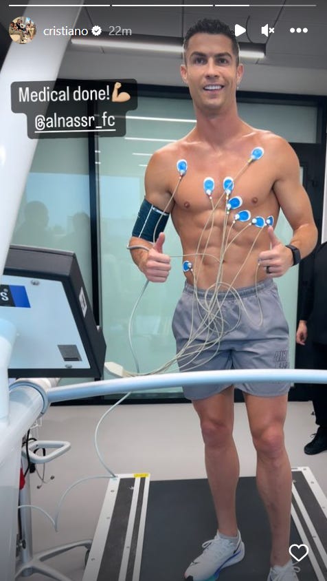 Cristiano Ronaldo Al-Nassr medical