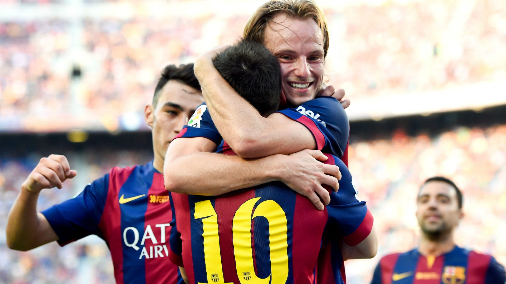 Ivan Rakitic Lionel Messi Barcelona Granada La Liga
