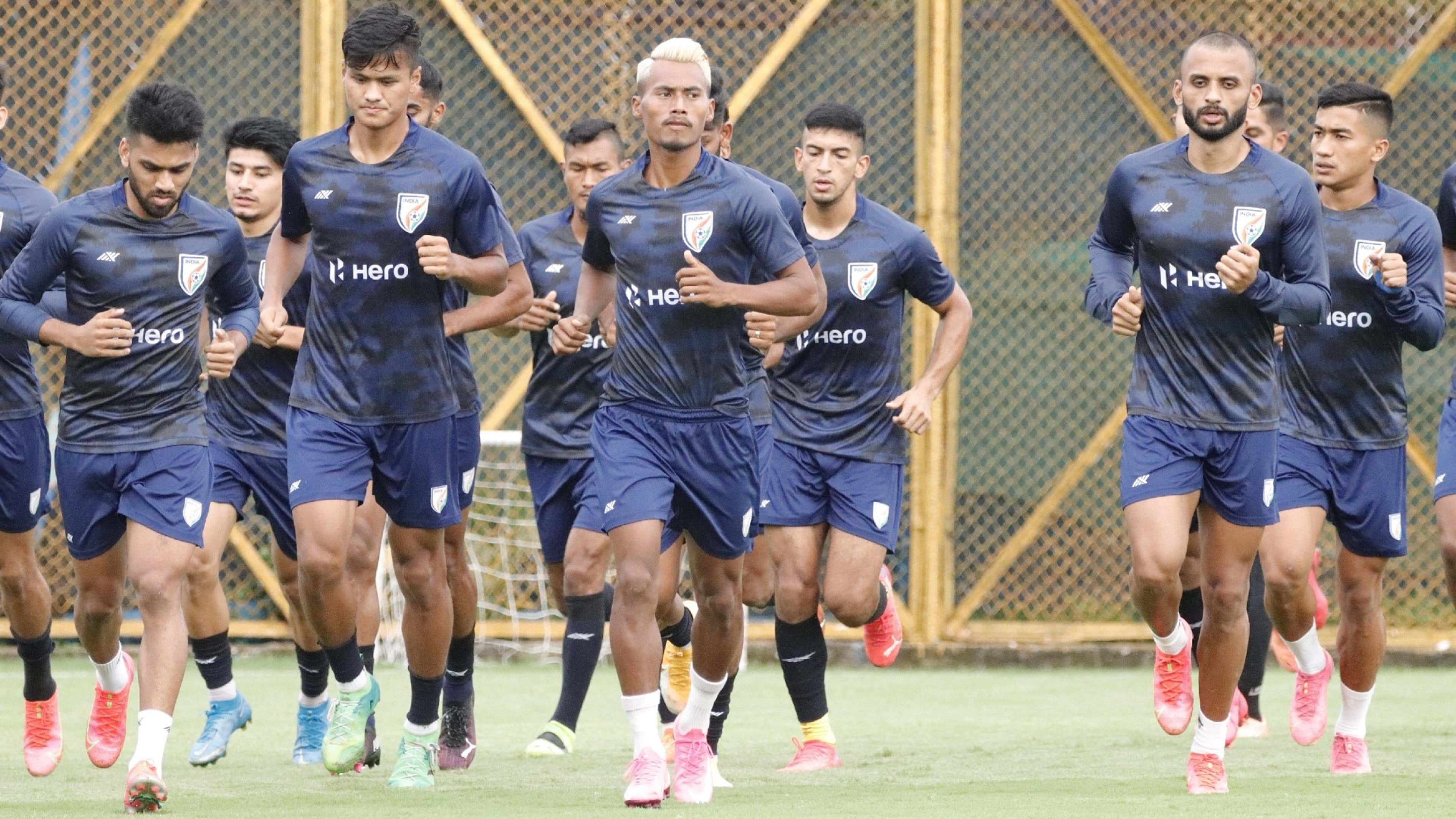 Indian national team training in Kolkata