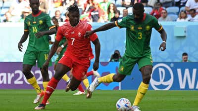 Nicolas Nkoulou Breel Embolo Switzerland Cameroon World Cup